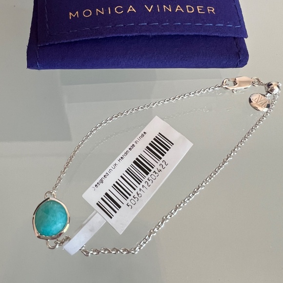 MONICA VINADER Siren Sterling Silver & Amazonite Bracelet - Picture 6 of 6